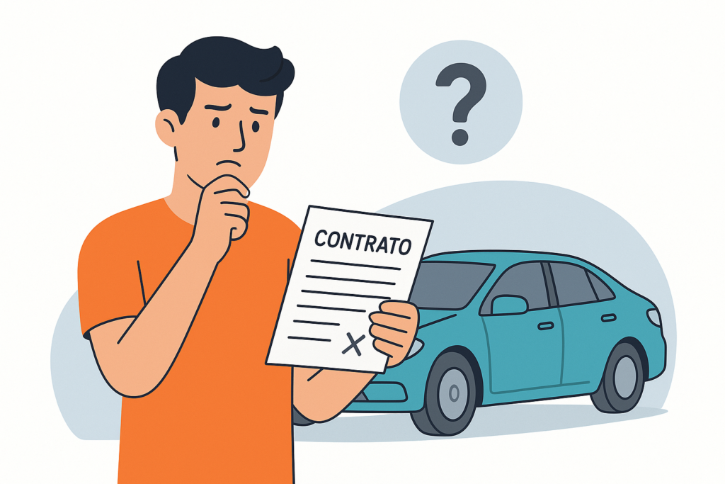 Tem como desistir de um financiamento de veículo?