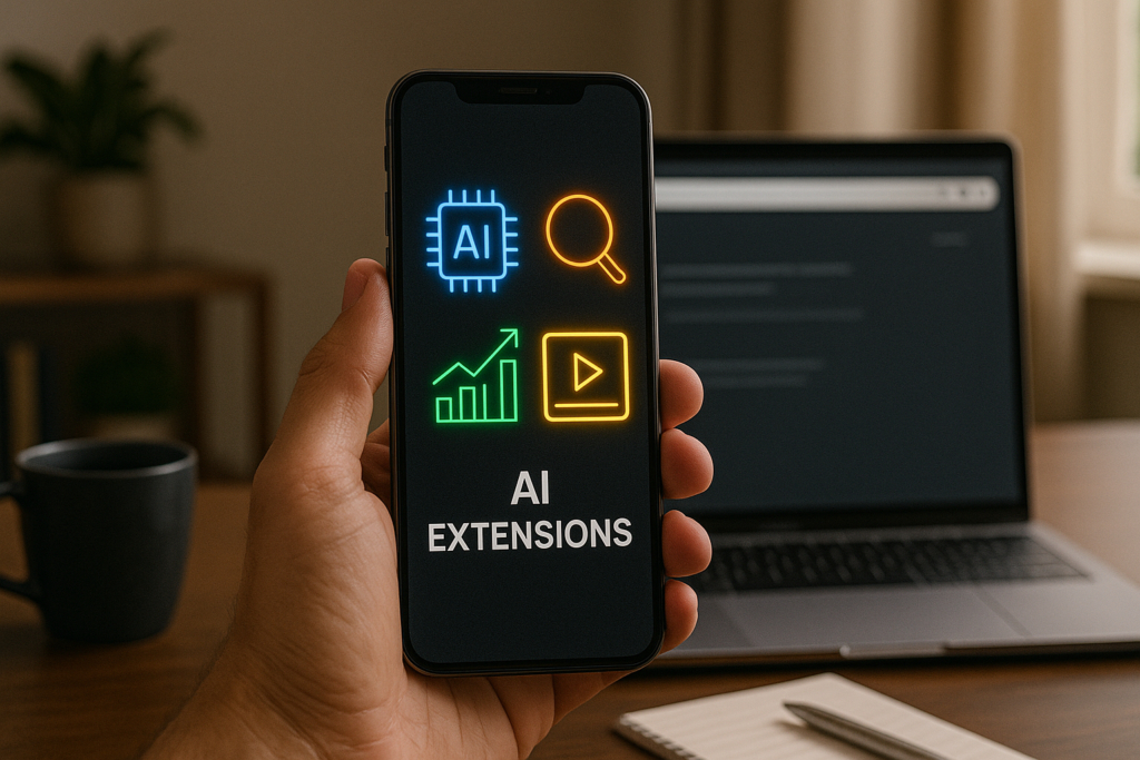 inteligência artificial extensões
