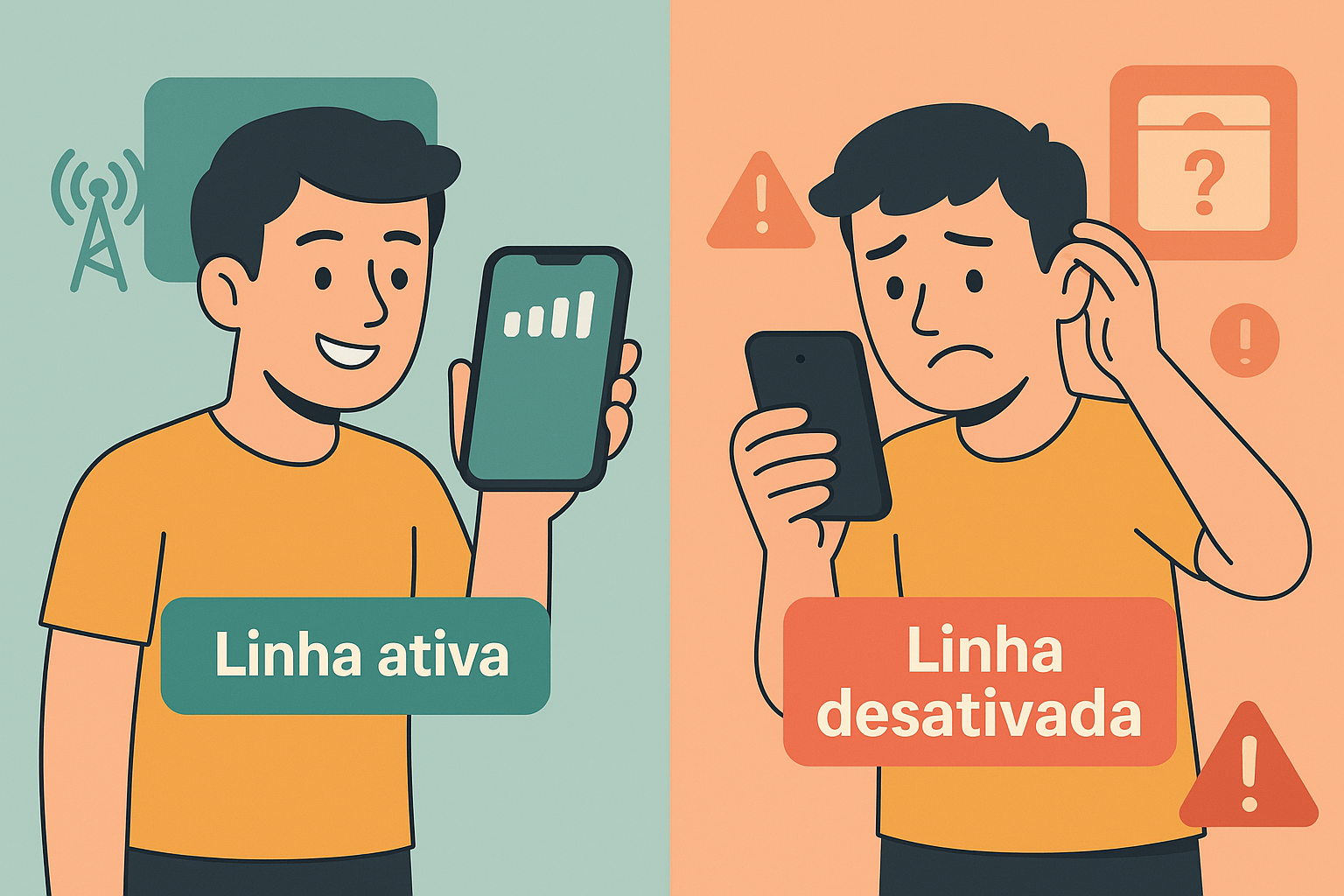 Como ver em que dia a linha foi desativada? Descubra agora